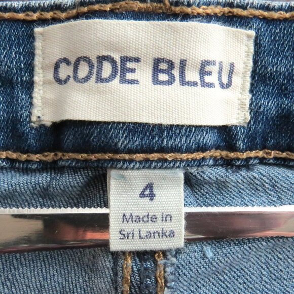 Code Bleu Maya Straight Leg Medium Wash Jeans Size 4 - Picture 12 of 16
